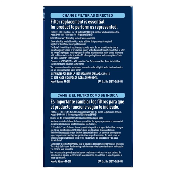 Brita 4-Pack Faucet Filters || Chrome Finish, Brand new In Boxes - Picture 8 of 9